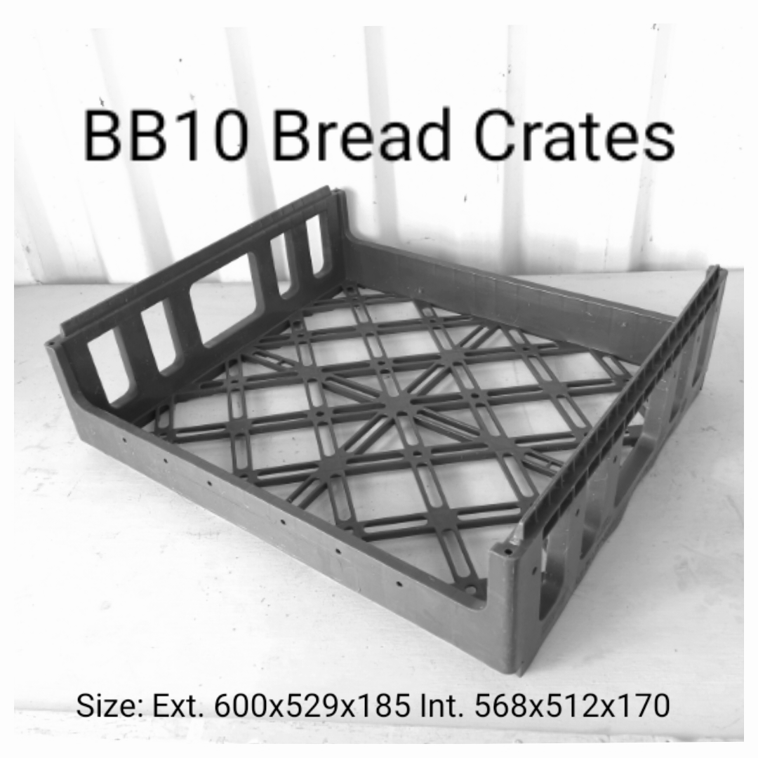 Plastic Bread Crates Black Recycled. Products , Office In